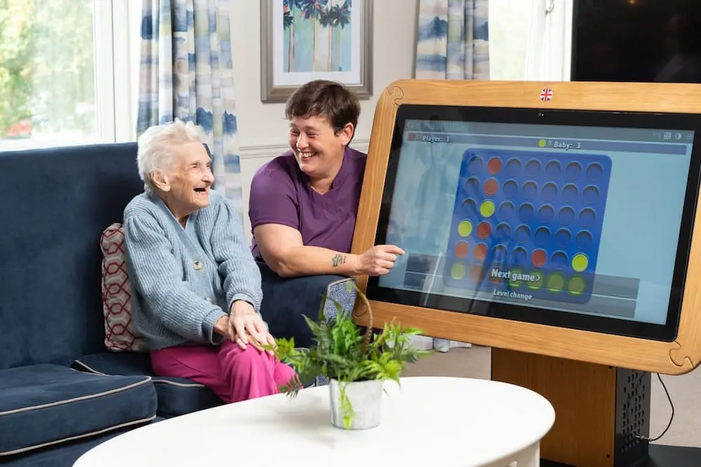 RCH | Resident enjoying activity session at Manton Heights Care Home
