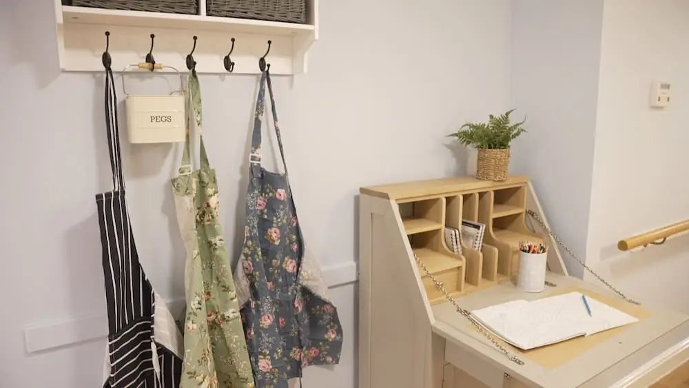 RCH | Montessori writing desk activity setup at Our Essex Home