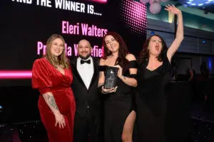 RCH | Manton Care Home team celebrating at the NAPA Awards event