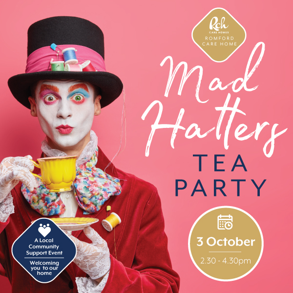 Romford Care Home Mad Hatters Tea Party Rch